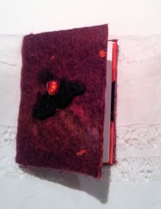 Felt Covered Note Book